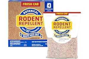Fresh Cab Botanical Rodent Repellent 5 Scent Pouches - EPA Registered, Keeps Mice Out