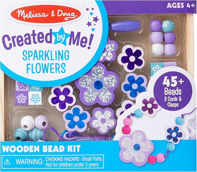 melissa and doug flower power bead set