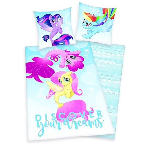 My little Pony Bettwäsche 135x200 cm Baumwolle Freundschaft ist Magie