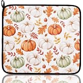 Breling Fall Dish Drying Mat for Kitchen Counter, Pumpkin Kitchen Mat | Autumn Pumpkin Drying Mats, Absorbent Table Dish Pad, Thanksgiving Kitchen Accessories for Home Decor, 16 x 18.4 Inches
