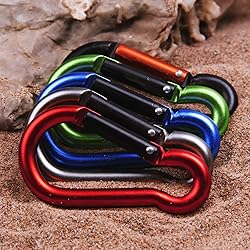 munkees 2-Pack 8-Shaped Carabiner Clips