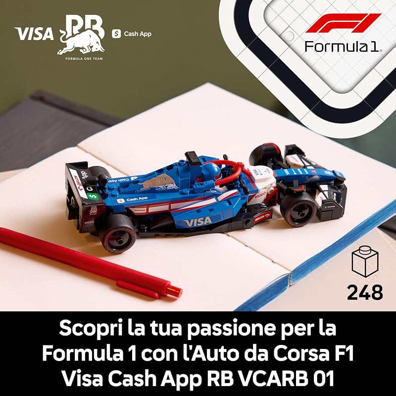 Speed Champions Auto da corsa F1 Visa Cash App RB VCARB 01-77246