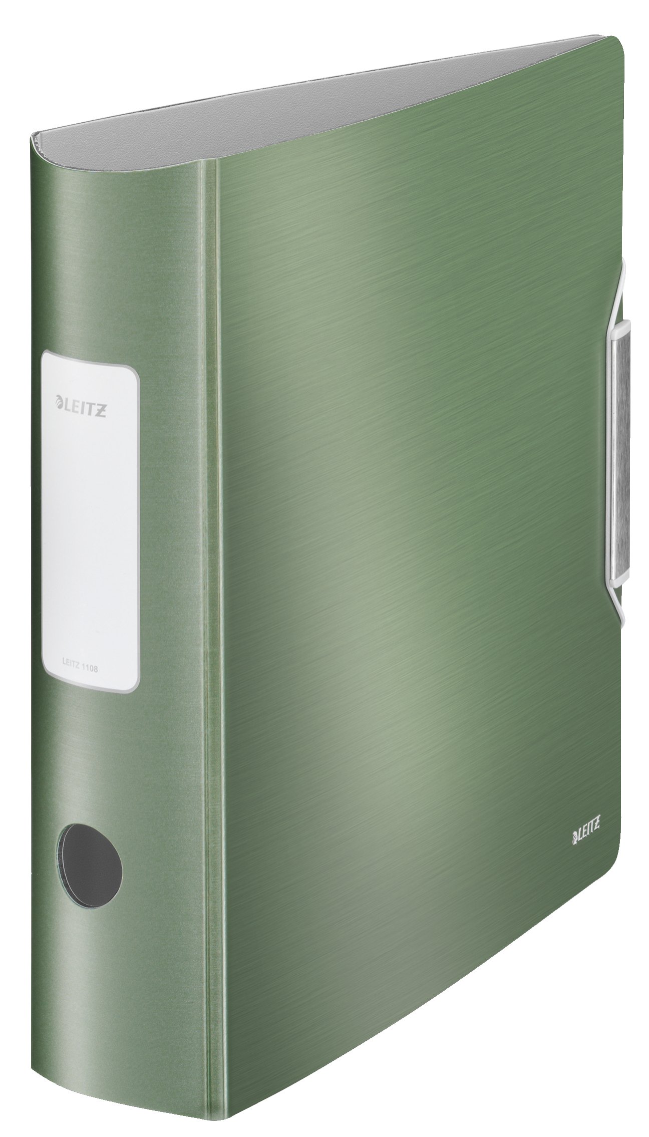 Leitz Lever Arch File, Celadon green, A4, Curved spine 8.2 cm width, Elastic fastening, Light polyfoam, Style Range, 11080053