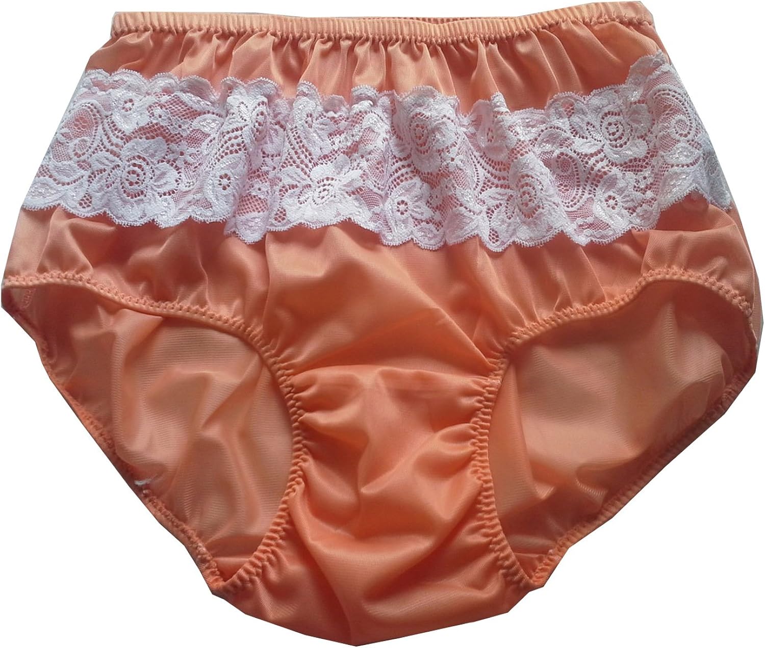 HDBN1186 orange Handmade Bow Nylon Panties Women Ladies Underwear