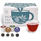 Johou Tea Pods Variety Pack, 4 flavors, Compatible with All K-Cup Brewers & Keurig 2.0, 24 pods(English Breakfast, Earl Grey, Green & Oolong), Specially Ground Taiwan Tea Full-Flavor Sampler.