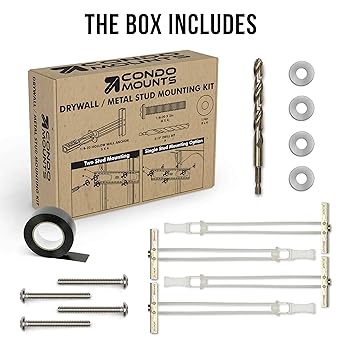 200 Lbs Drywall Anchor Mounting Kit For Wall Mounting Without