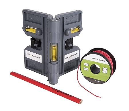 GAH-Alberts 212087 Montagehilfe für Pfostenträger, Bodenhülsen und Metallpfosten - Kunststoff, grau