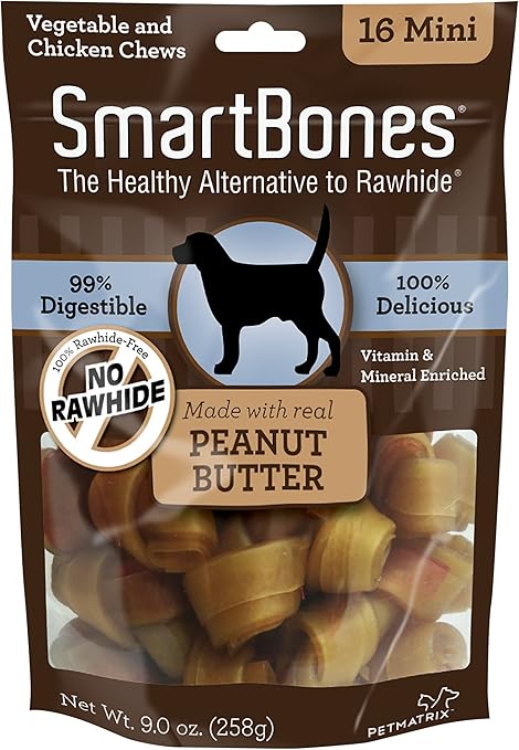 peanut butter dog chews