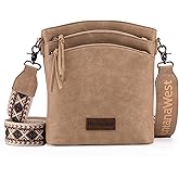 Montana West Double Compartments Cross Body Bag for Women with Adjustable Strap and Specialized Pocket
