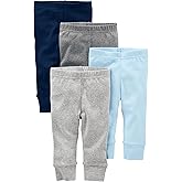 Simple Joys by Carter's Unisex Baby 4-Pack Neutral Pant