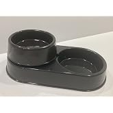 WDD Design The 3-in-1 Ant Free Pet Dish (Small, Black)
