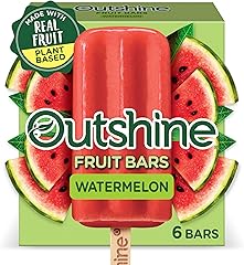 Outshine, Watermelon Frozen Fruit Bars, 6 Count (Frozen)