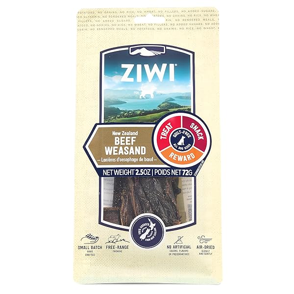 ZIWI DOG CHEWS AND TREATS – BEEF WEASAND...