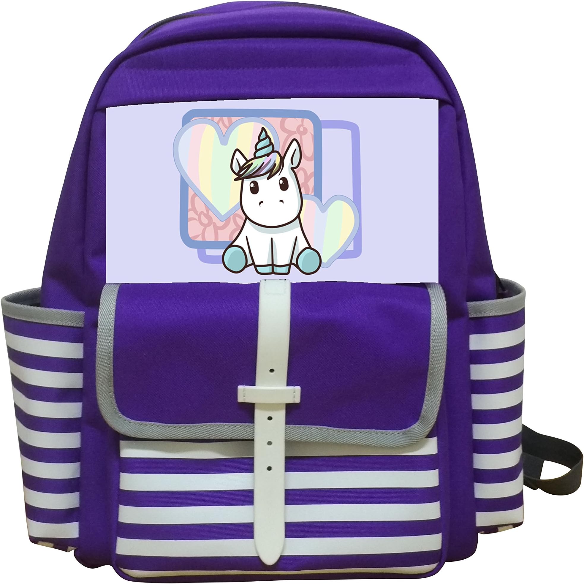 KIDAY Cute Unicorn Kids Bag Backpack Unisex School Rucksack Purple Packback
