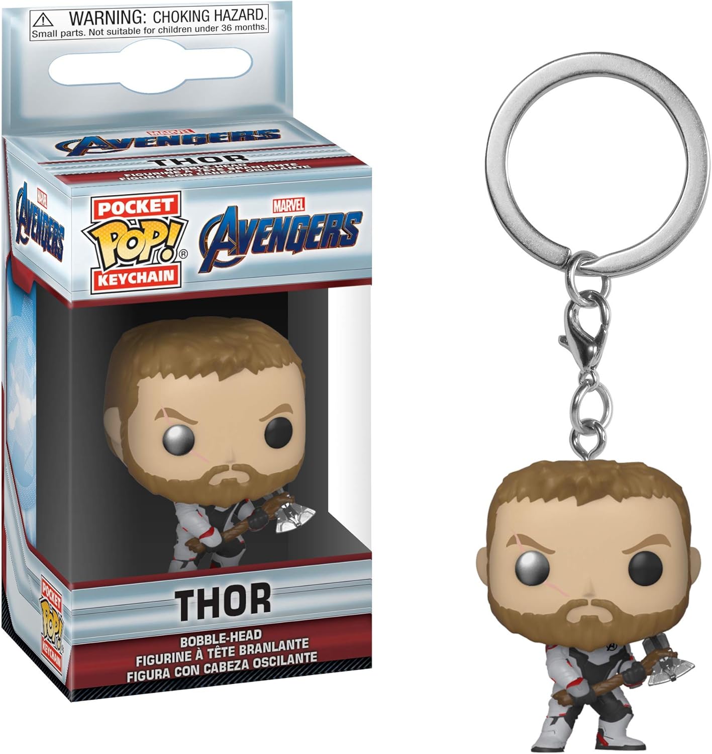 Funko- Pocket Pop Keychain: Avengers Endgame: Thor Marvel ...