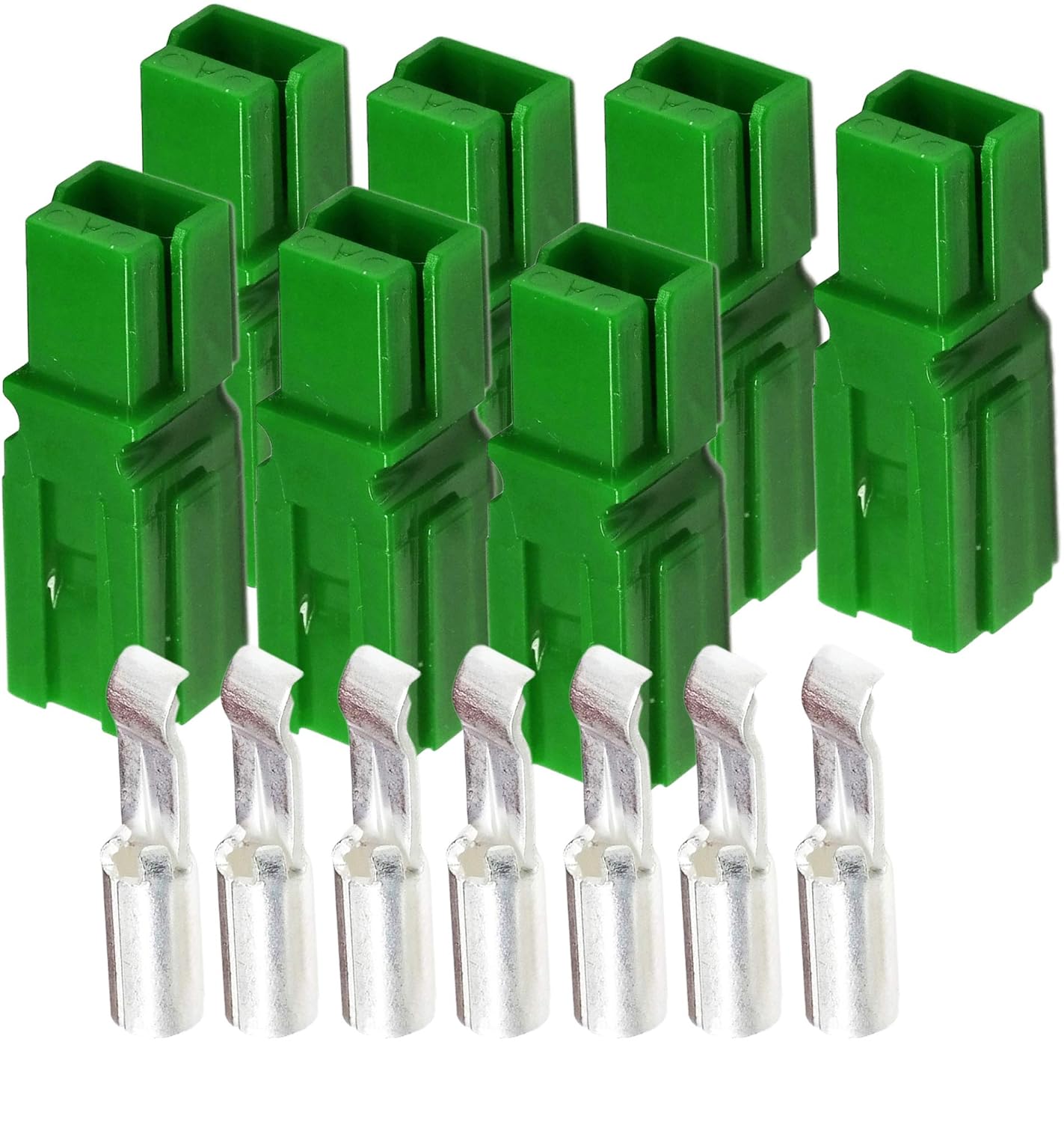 30 Amp Anderson Powerpole Connectors, PP15 to 45, Green, w