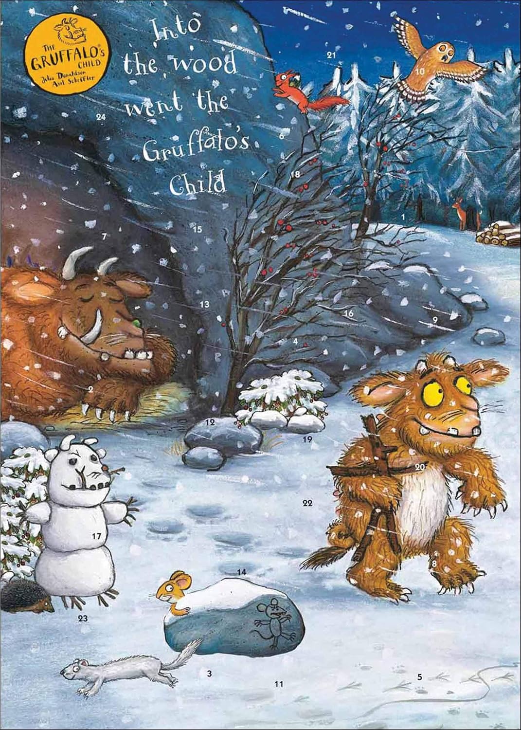 Advent Calendar Gruffalo In The Wood A Glossy Amazon co uk 