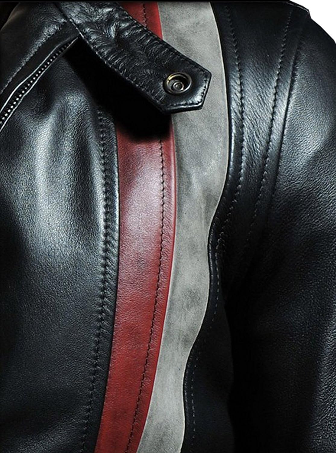 Faux Leather Jacket Men 