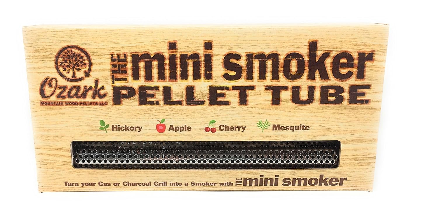 Amazon Com Ozark Mountain Smoker Pellet Tube With Apple Hickory Cherry Peach Pellets Industrial Scientific