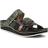 Spring Step L`Artiste Women's Caiman Slide Sandal Black Multi EU 36 / US 5.5-6