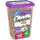 TEMPTATIONS Classic Treats for Cats Creamy Dairy Flavor 16 Ounces; With Our Mouthwatering Menu We Have a Flavor For Every Feline