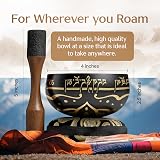 Silent Mind Tibetan Singing Bowl Set with Cushion Mallet Guide view 4