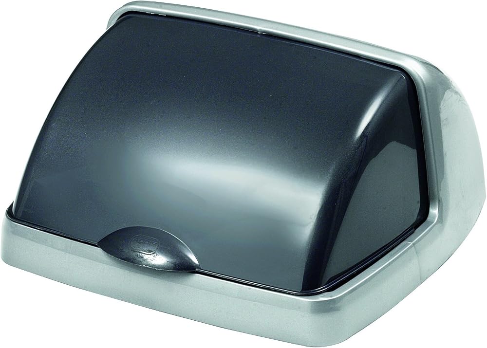 Addis 510738 50L Roll Top Bin Lid Metallic Grey