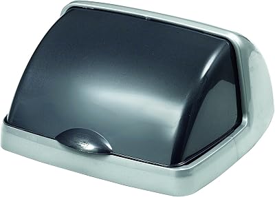 Addis 510738 50L Roll Top Bin Lid Metallic Grey