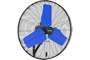 FANNIVERSE 24 Inch 9500 CFM Waterproof Wall Fan Pro Series - Outdoor High Velocity Wall Mount Fan with Enclosed Motor for Residential, Warehouse, Patio, Shop, Garage, Barn UL Safety Listed
