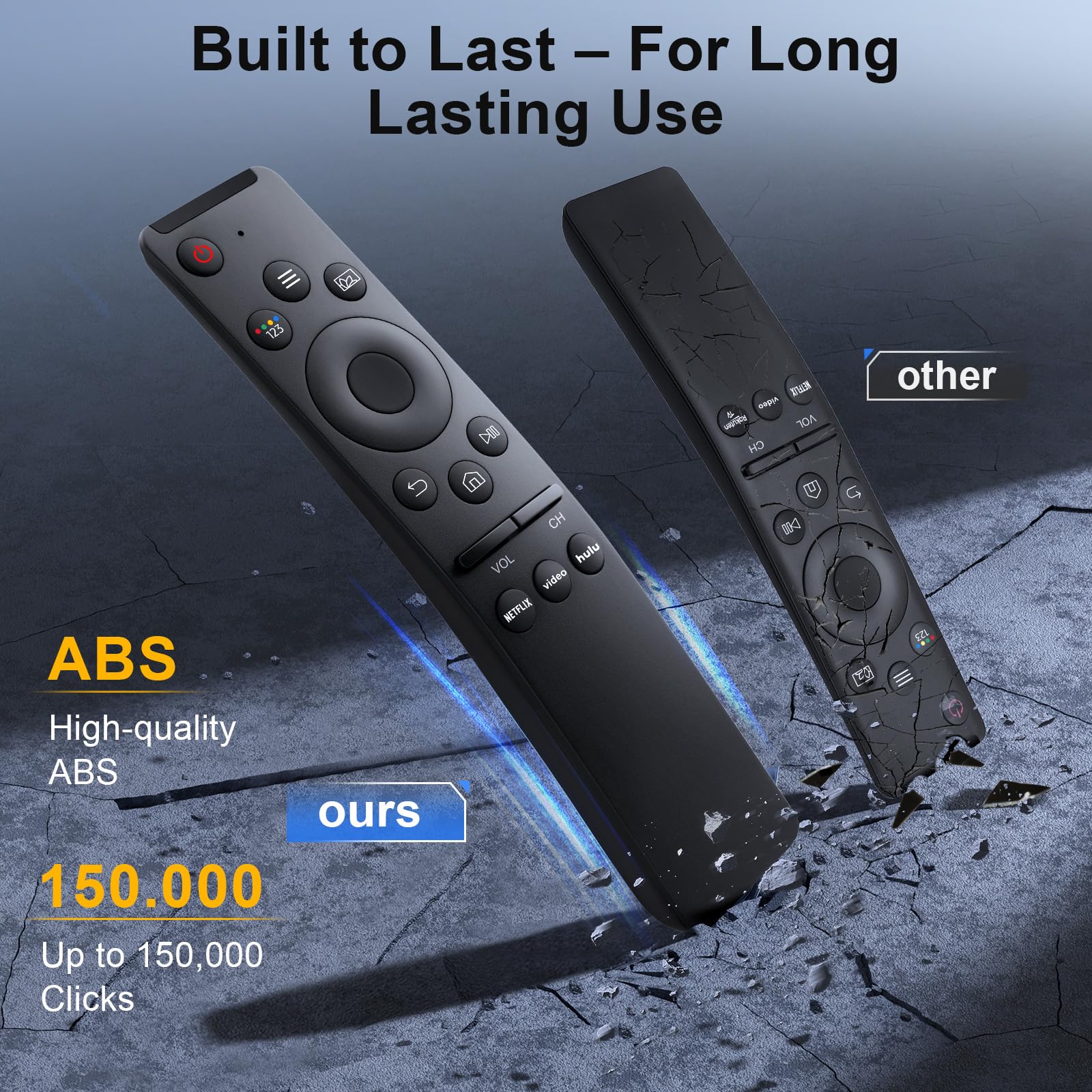 【Pack of 2】 for Samsung Smart TV Remote Control Replacement,Universal for All Samsung TVs