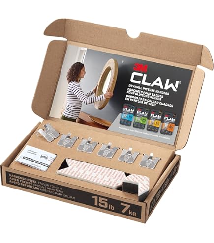 Fischer Photo Claw, Photo Hooks In White, Mounting Without Drilling And Tools, The Better Nail, Wall Hook For Attaching Photos, Decoration, Watches, Etc., 8 Pieces - View #3