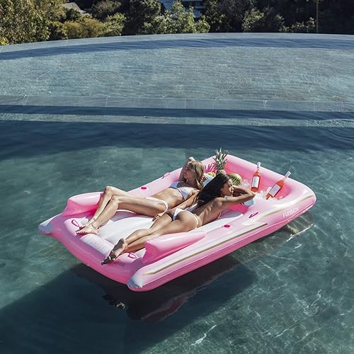 FUNBOY Giant Inflatable Luxury Pink Retro Convertible Classic