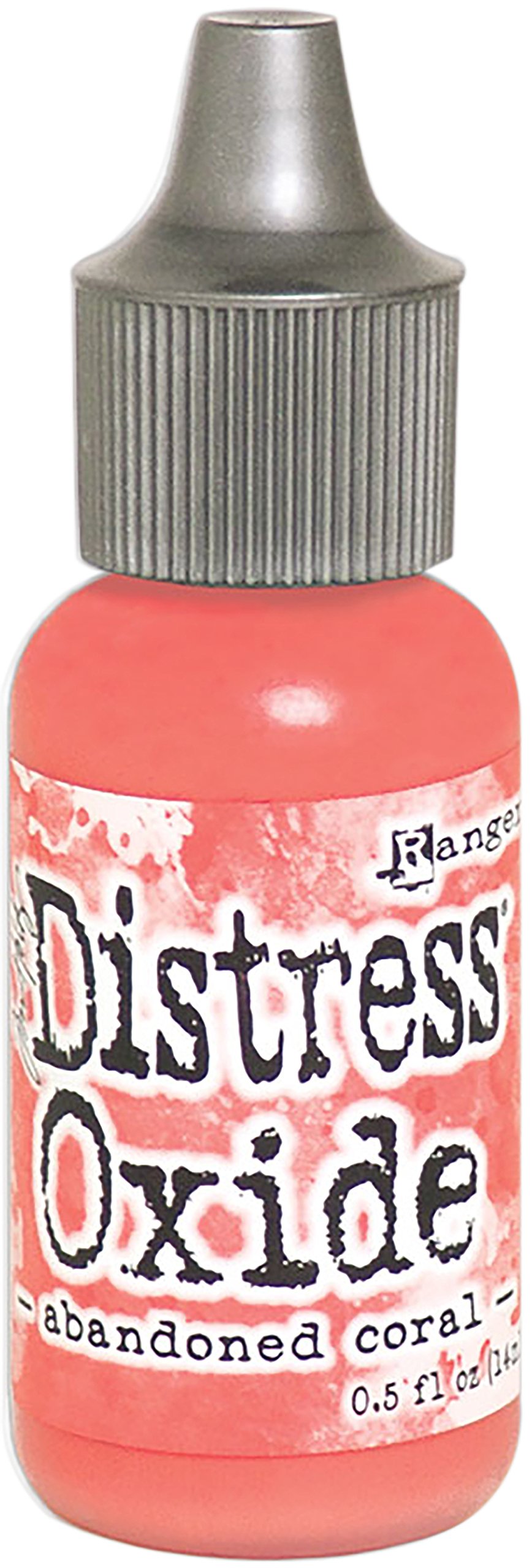 Ranger Abandoned Coral Distress Oxide Re-Inker, Synthetic Material, Pink, 2.5 x 2.5 x 7.2 cm