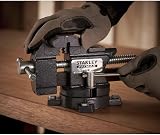 Stanley MaxSteel 100mm 4 Inch Light-Duty Vice Cast Iron Chrome Hardware view 4