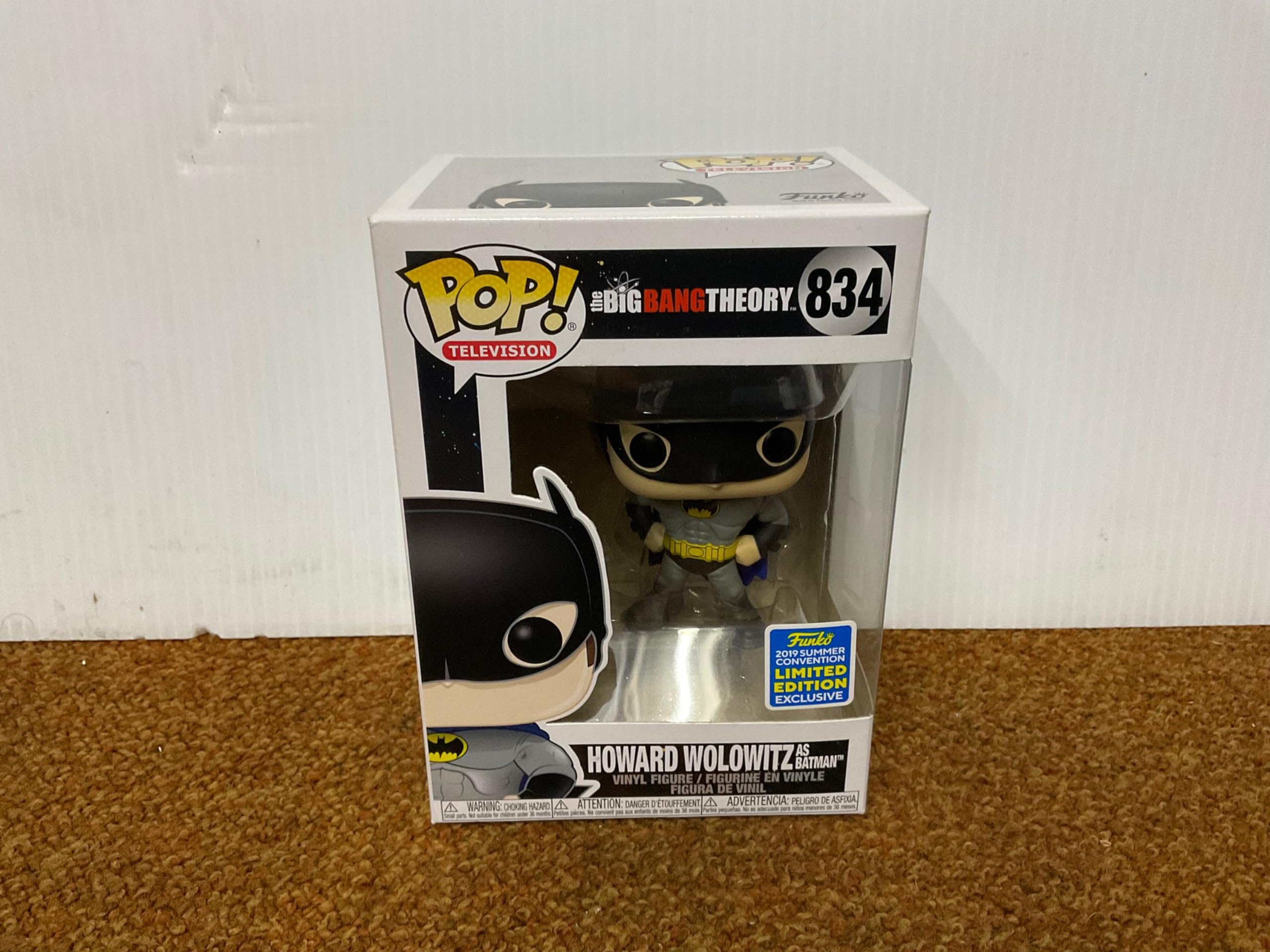 Funko POP! Howard Wolowitz As Batman SDCC 2019 Limited Edition Exclusive