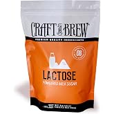 Craft A Brew - Lactose - Non-Fermentable Milk Sugar - For At Home Beer Brewing, Baking &amp; Beyond - Add Smoothness, Sweetness &amp; Creamy Mouthfeel to Beer, Stouts, IPAs, Sours &amp; Baked Goods - 1 lb Bag