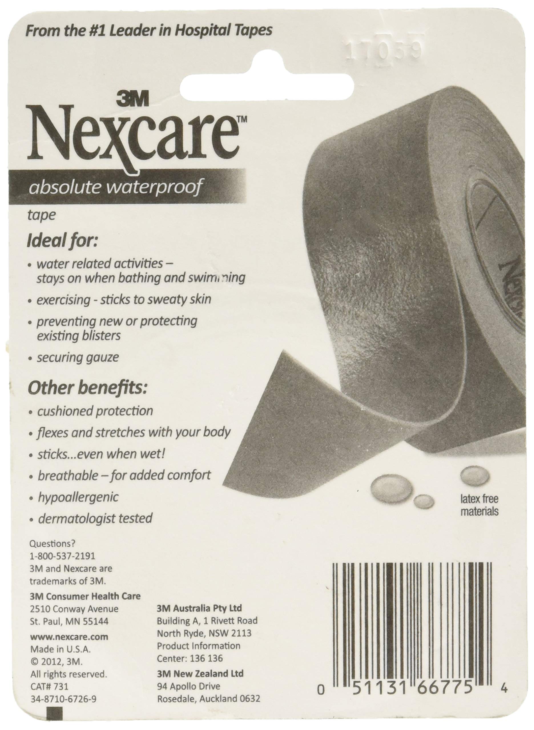 Best Waterproof First Aid Tape Absolute Waterproof First Aid Tape 732, 1.5 In X 180 In (38,1 Mm X 4.5 Waterproof Tape