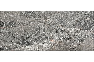 Palisade Interlocking Vinyl Waterproof Wall/Backsplash Tiles for Kitchen or Bathroom in Spanish Marble (4.5x11 in. Sample)