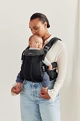 BabyBjörn Harmony Baby Carrier 3D Mesh Black ergonomic support view 3