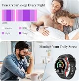 Popglory Smart Watch 1.43 AMOLED 45mm Military Fitness Watch IP68 view 6