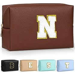 TOPEAST Preppy Stuff Cute Makeup Bag Small Cosmetic