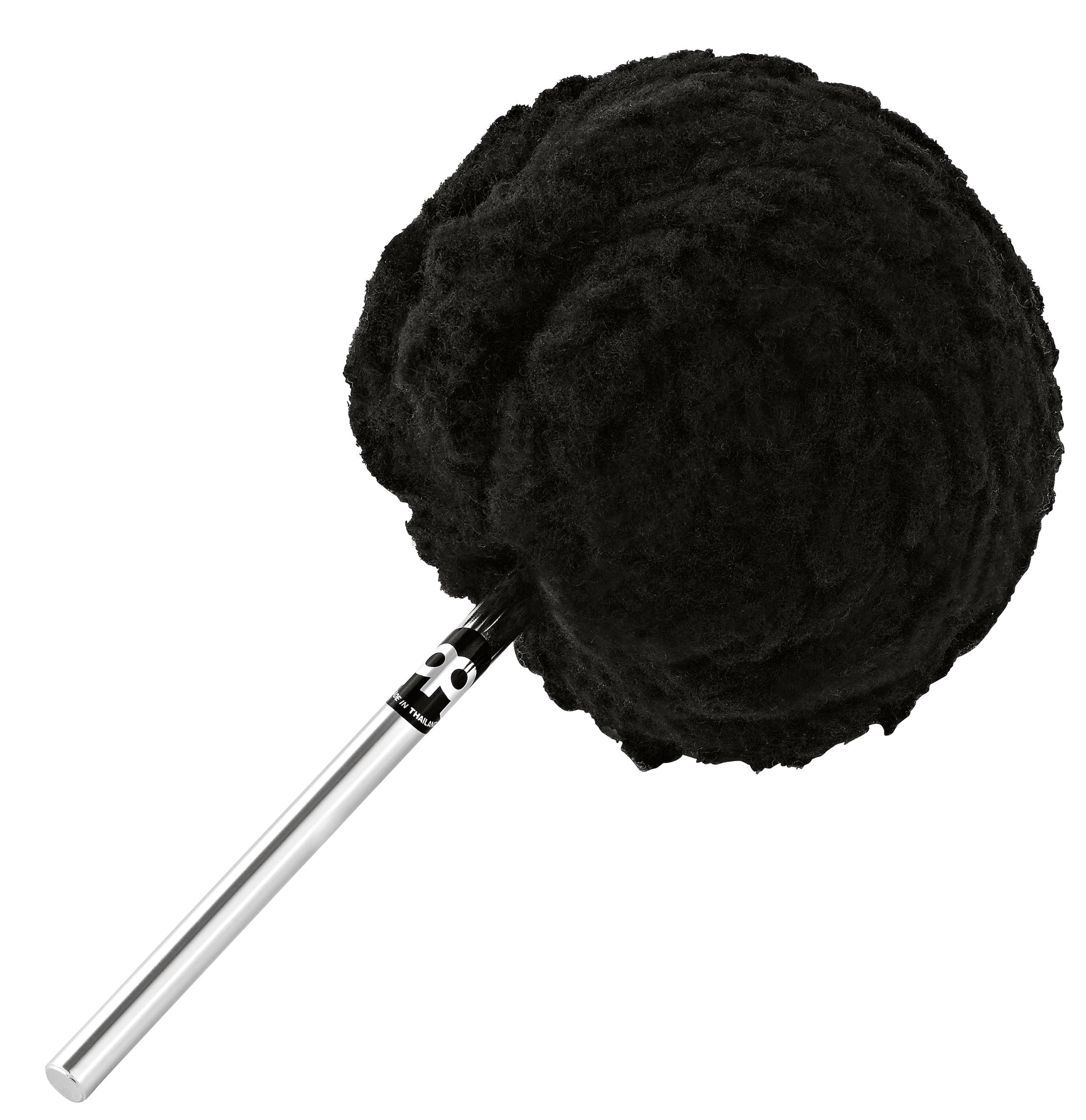 Meinl Percussion Woolly Mammoth Beater - Foot Pedal Beater - Accessory for Cajon - Felt Beater - Artificial Fur, Black (CPB5)