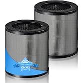 2 Pack Airmega 50 Filter Replacement for Coway Airmega 50 Air Purifier | 3-IN-1 Hepa Filter, Deodorization Filter with Activated Carbon