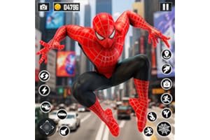 Real Spider Flying Open World Rope Fighting Adventure 3D