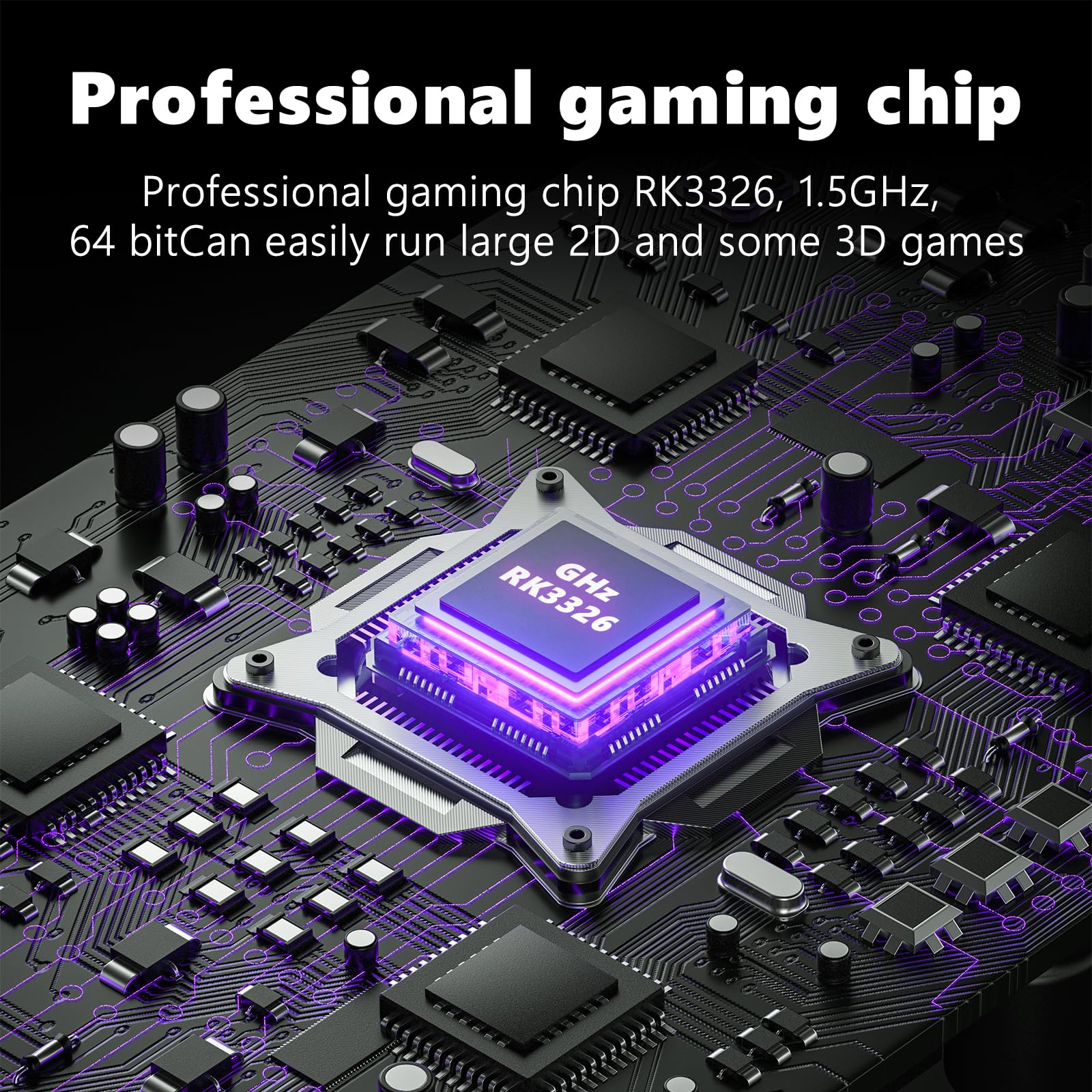 2025 New Upgrade R36ULTRA Retro Handheld Game Console with 64G Built-in 21000+ Classic Games,Portable Hand Held Open Source Linux System 4.0-in 4k HD IPS Screen Video Player (Black)