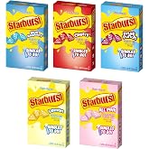 Starburst Singles To Go Sugar Free Drink Mix Variety - 5 Fruity Flavors | 6 Servings Each, 30 Total Servings - Raspberry, Cherry, Fruit Punch, Strawberry and Lemon - Sugar Free Drink Mix Packets