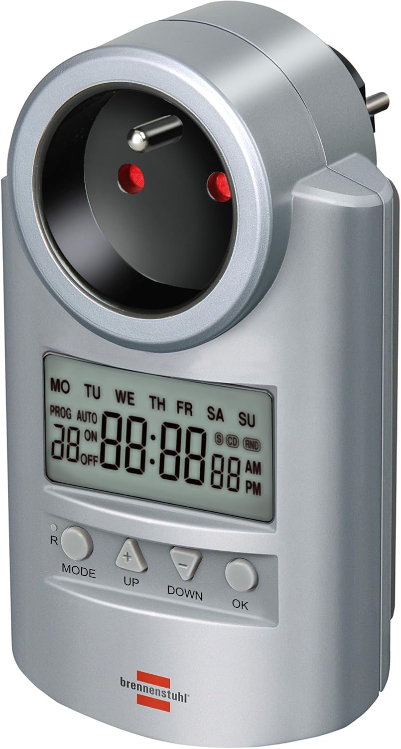 Brennenstuhl Primera Line Programmateur Hebdomadaire Dt Multifonctionnel Timer Digital Programmable Pour Les Appareils Domestiques Gris Quantite 1 Amazon Fr Bricolage