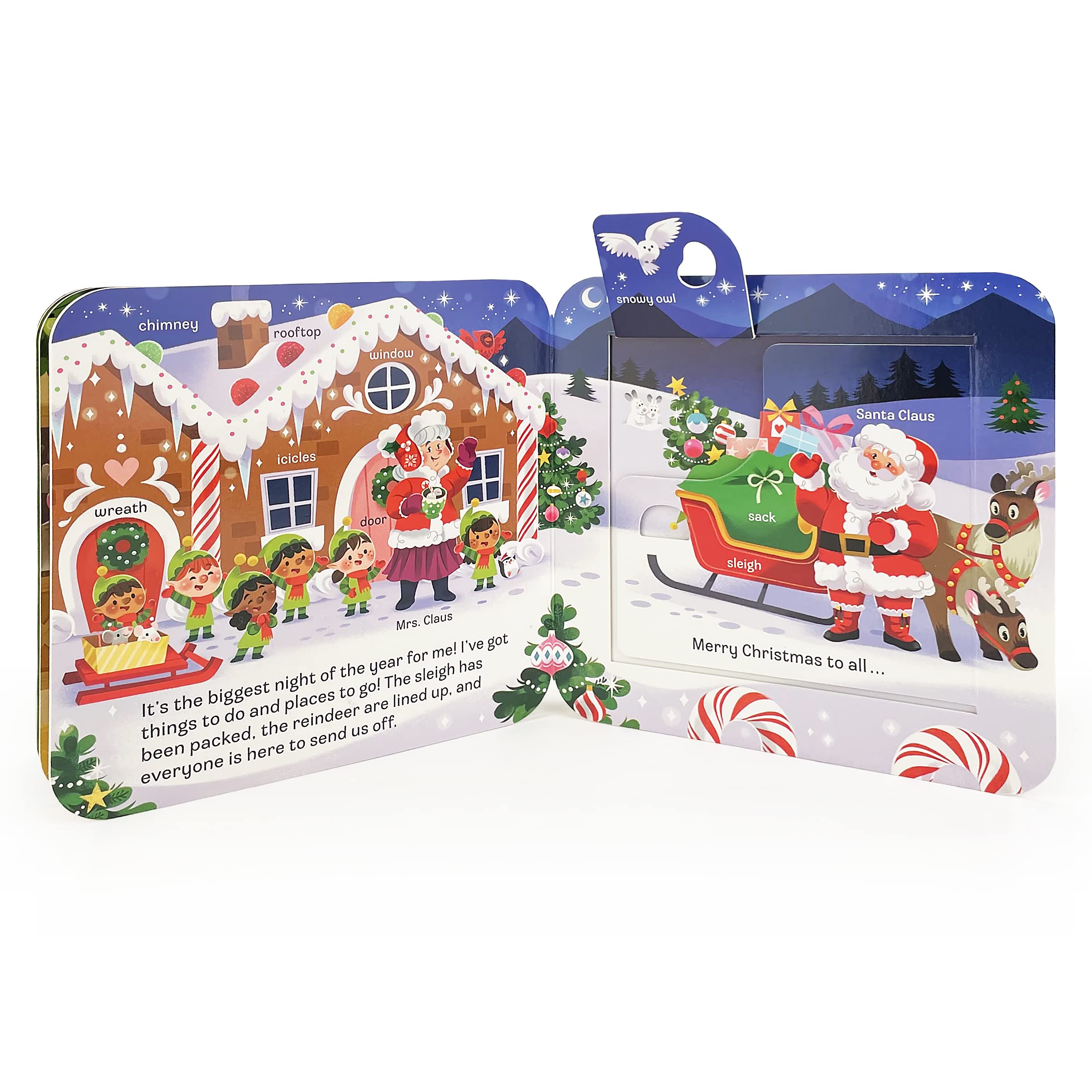 Peek-a-Flap Jolly, Christmas Lift-a-Flap Board Book for Little Santa Lovers and More; Ages 1-5 Peek-a-Flap Jolly, Christmas Lift-a-Flap Board Book for Little Santa Lovers and More; Ages 1-5 Board book