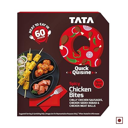 TATA Q Spicy Chicken Bites, 180g