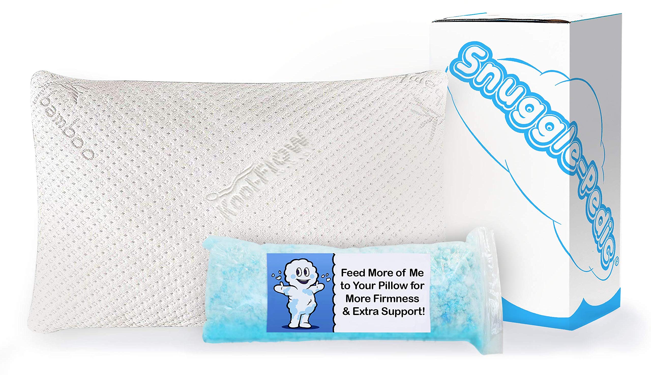 SnugglePedic Supreme Plush UltraLuxury Hypoallergenic Bamboo Shredded